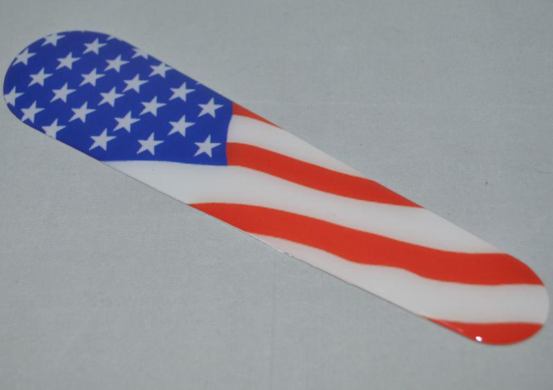 Custom "american flag" dash insert decal for 2008 - 2013 harley street glide 