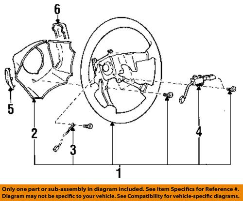 Subaru oem 83151ac020 steering wheel-cruise switch