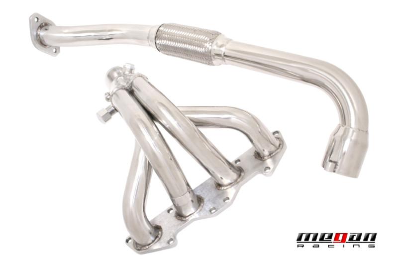 Megan 4-1 stainless steel header downpipe eclipse 2g 95-99 gs rs non-turbo 2.0l