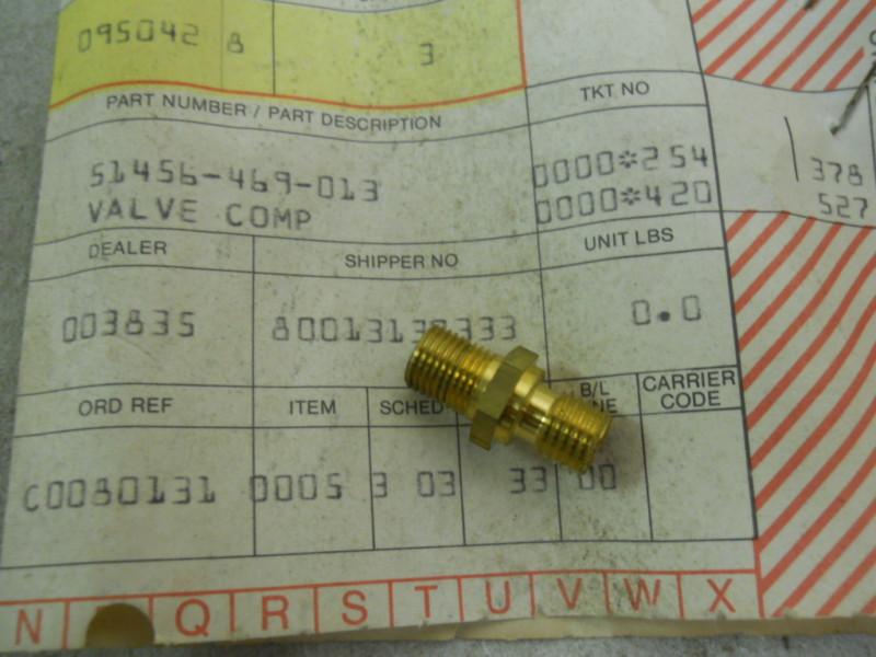 Honda nos cb1000, cb400, cb450, cb650, cb750, air valve, # 51456-469-013   d20