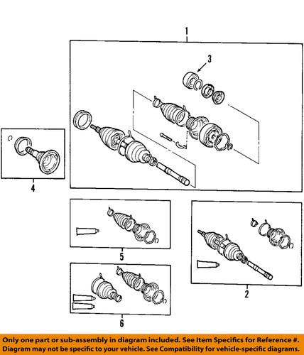 Toyota oem 4341007071 cv half-shaft/cv axle shaft