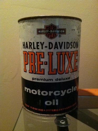 Harley davidson vintage oil can unopened