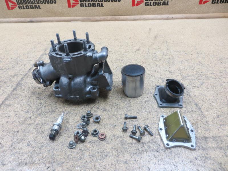 1986 86 trx250r trx250 trx 250 250r engine cylinder top end jug & piston & reed