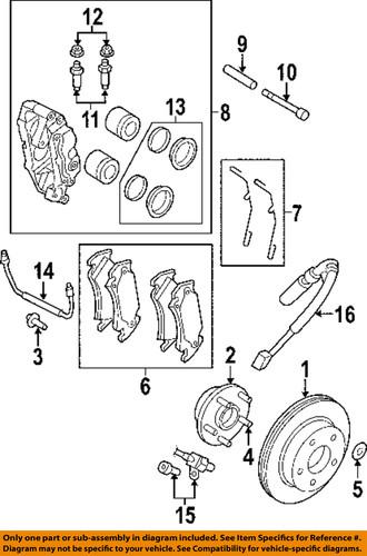 Dodge oem 5143400aa brake-boot kit