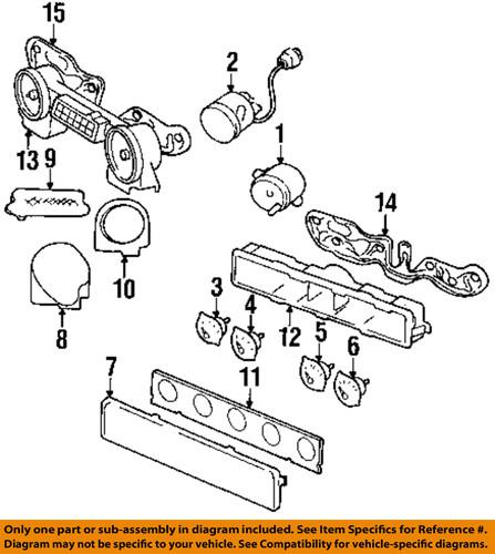 Jeep oem 83506525 instrument gauges-circuit board