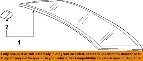 Volkswagen oem 561845051dnvb back glass