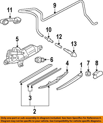 Mazda oem g21b67330 windshield wiper blade/wiper blade