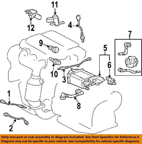 Toyota oem 2586062010 egr valve