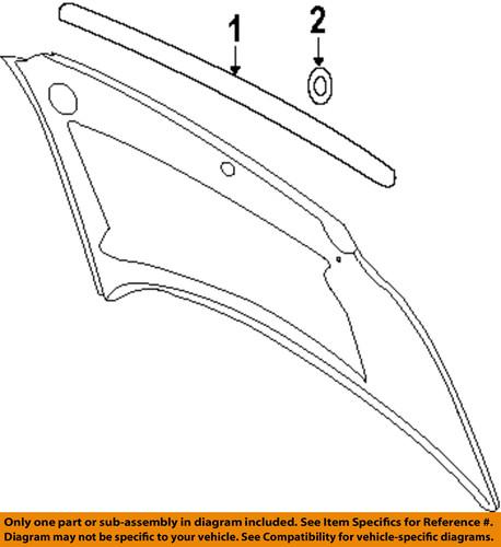 Ford oem 6l2z16856aa hood-molding