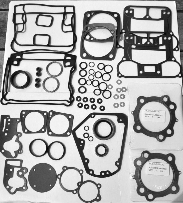 Complete engine gasket kit for harley davidson evolution big twins from 1993-99