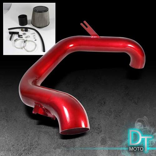 Stainless washable filter + cold air intake 03-06 matrix xr / 03-04 corolla red