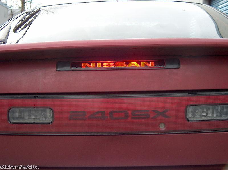 Nissan 240sx 200sx 180sx 3rd brake light decal overlay 89 90 91 92 93 silvia