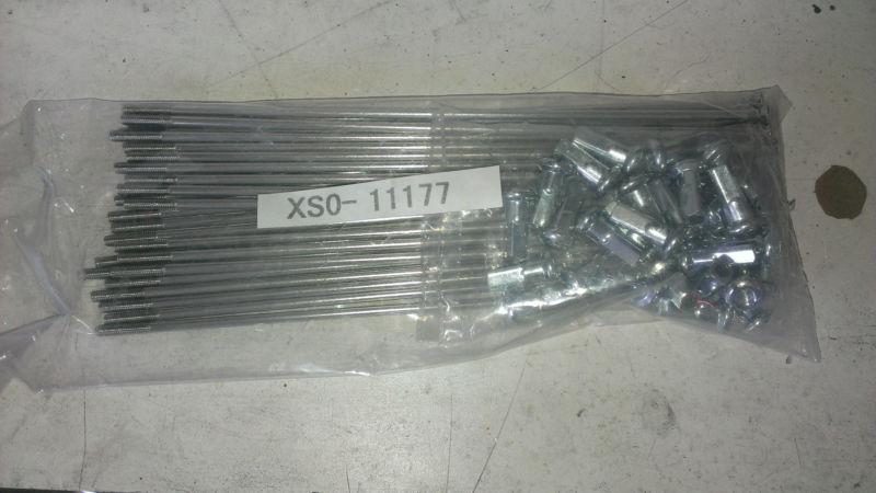 Excel spoke & nipple set (stainless)  #xso-11177   17"x1.40"