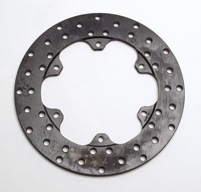 Wilwood 160-3306 brake rotor cross-drilled steel natural ea