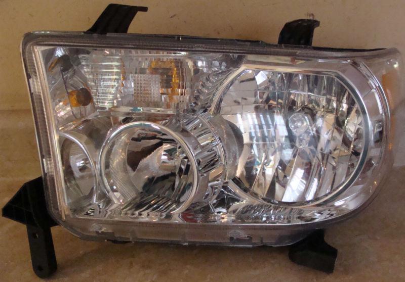  08 09 10 11 12 toyota sequoia  driver  side headlight lh factory oem 