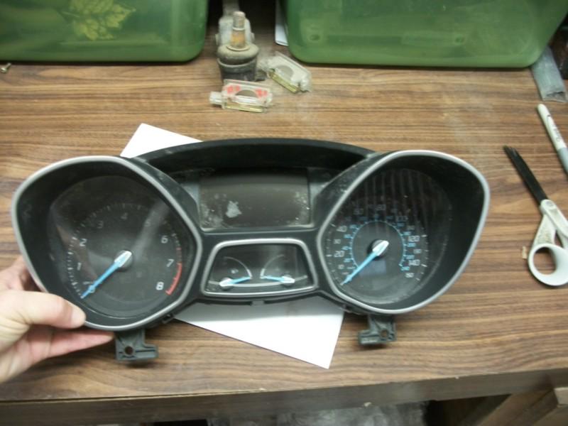 12 focus speedometer cluster gasoline ___  mph,  id cm5t-10849-ta thru tv 350074