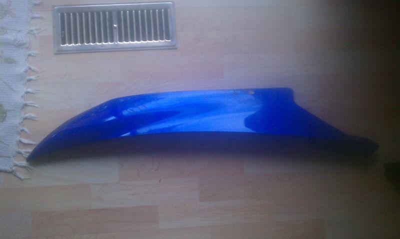 Oem used left mid fairing blue