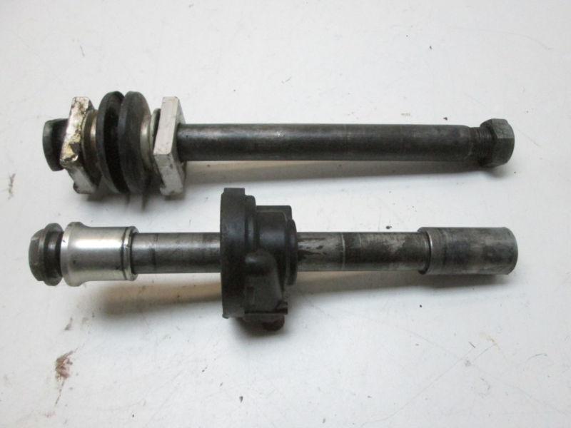 Yamaha 2000 wr400 wr 400 wr400f front & rear wheel axles,spacers & speedo drive