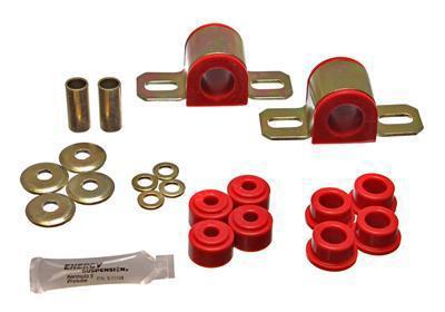 Energy suspension 2-5106r bushing front sway bar set jeep 25mm red