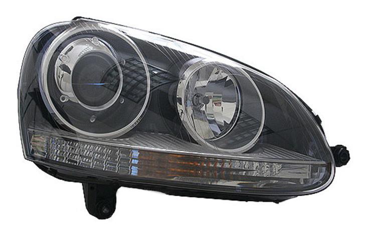 Passenger side replacement headlight hid 05-10 volkswagen gti jetta rabbit r32