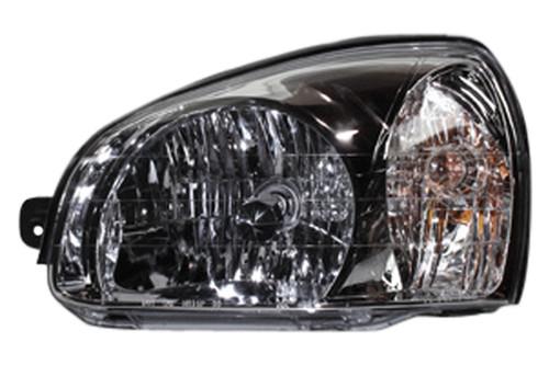 Tyc 20-6402-80 fits hyundai santa fe left replacement headlight assembly