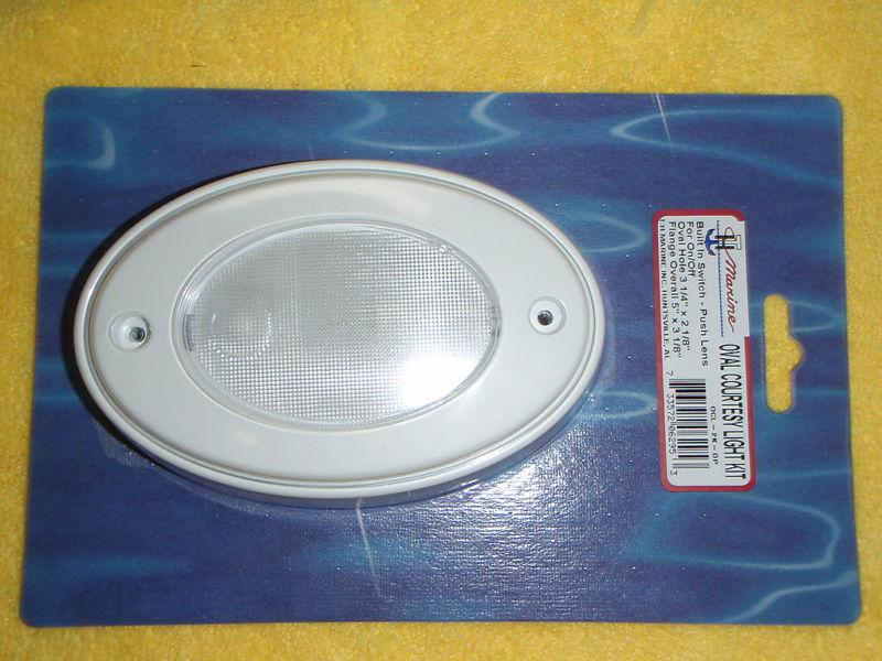 Courtesy light oval built in switch 12v 232-ocl2kdp