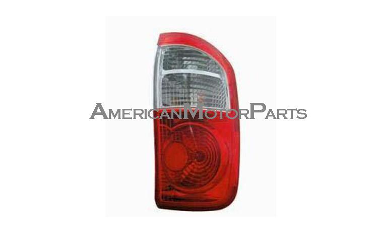 Right passenger replacement red/clear tail light 00-06 toyota tundra double cab