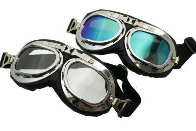  replica wwii raf (royal air force) fighter pilot goggles atv scooter dirtbike 