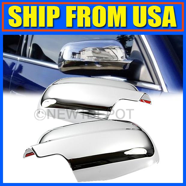 Us chrome side mirror cover trim for vw jetta golf polo mk4 passat b5 1999-2004