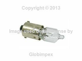 Mercedes w124 bulb reading lights 12 v 5w mini halogen osram-sylvania oem