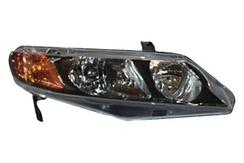 Tyc 20-6733-01-1 2006 honda civic right replacement headlight assembly