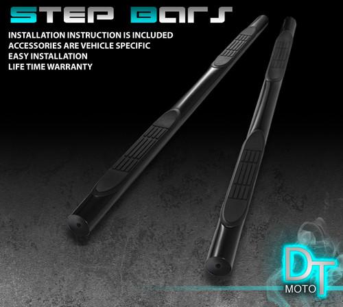 02-06 honda crv 3" nerf side step bar running board black powder coated