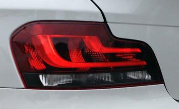 Bmw e82 e88 1 series european black line led taillights non-xenon type 2010-2012