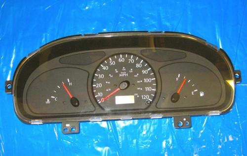 2000-2002 kia rio, instrument cluster, speedometer (143.917miles)