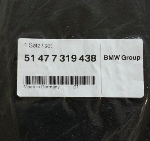 New genuine oem bmw x1 black floor carpet mats 2012 2013 e84