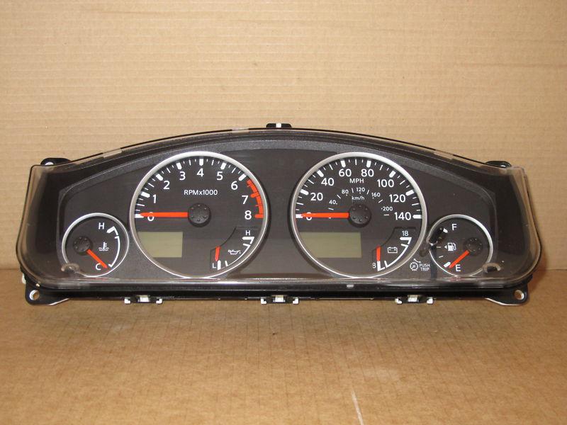 07 08 09 nissan frontier truck xterra pathfinder v6 4x4 speedometer cluster 84k