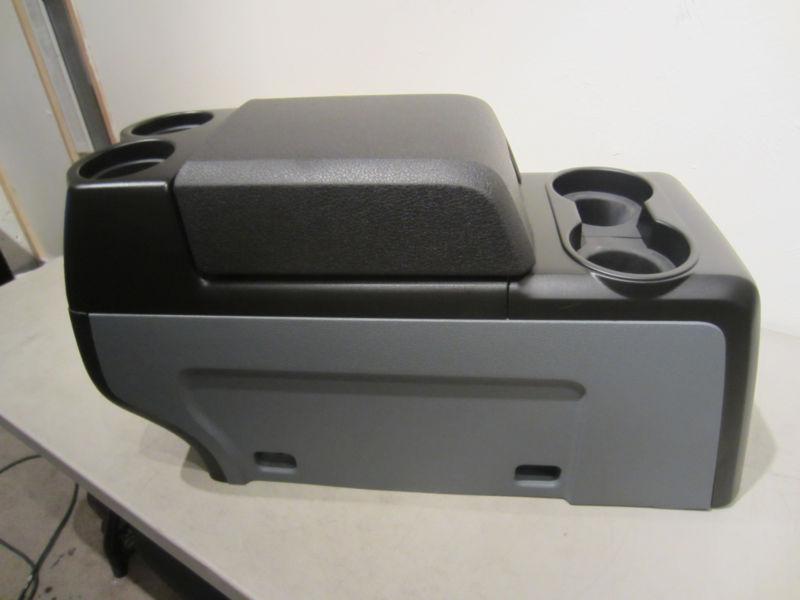 09-10-11-12 f150 center console...oem...new!!!...black/grey...super nice!!!