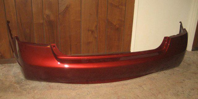 06 honda civic si sedan rear bumper cover habanero red