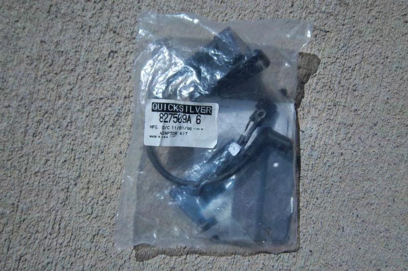 Quicksilver part# 827509a6 interchanges 827509a12 cdm adapter kit includes coil 