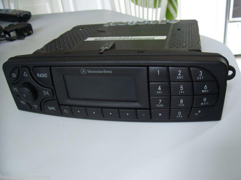 Mercedes 01 04 c class radio tape player telephone cd cm1011 euc free ship us 48