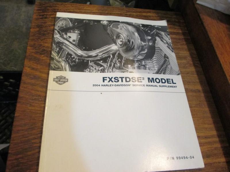 Harley 2004 fxstdse2 service manual supplement