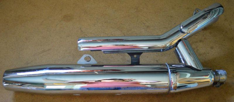 Yamaha xvs650 v star custom stock exhaust muffler pipe chrome xvs 650 vstar 