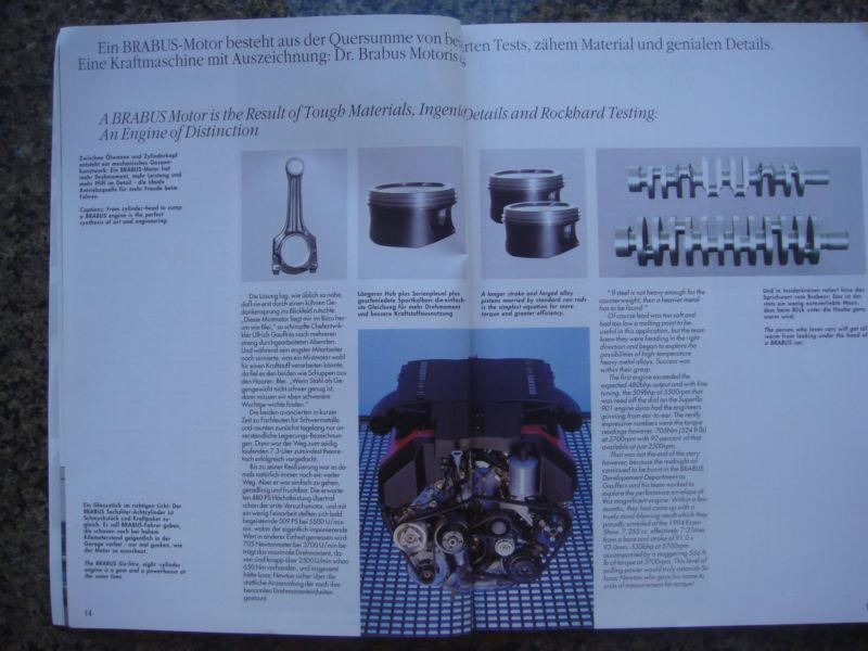 Mercedes-benz original 157 pages dealer brabus book 