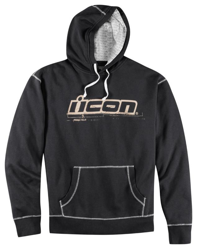 New icon county hoody, black, med/md