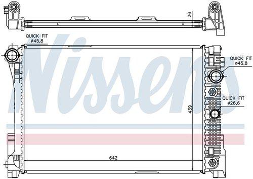 Nissens america 67168 radiator