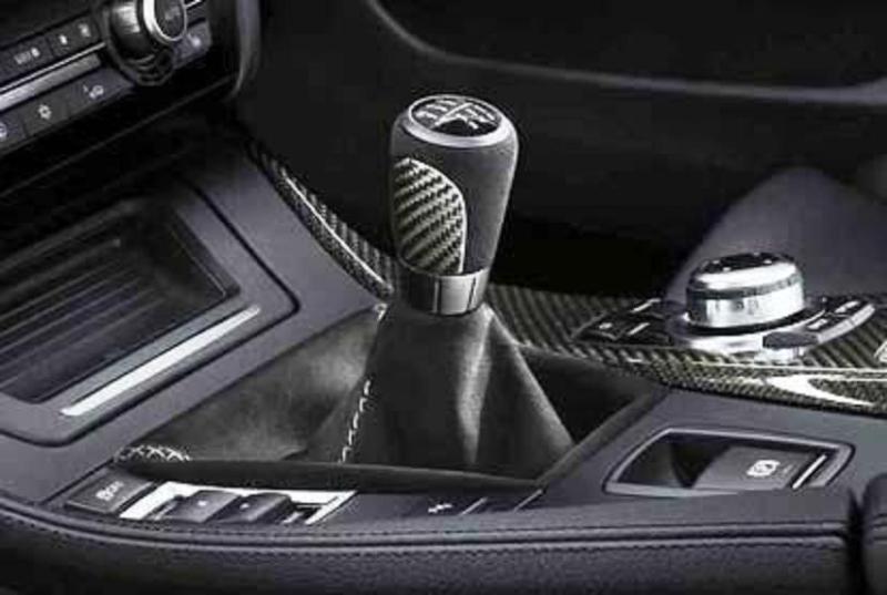 Bmw 1 3 series m performance gear knob carbon + alcantara  bellows