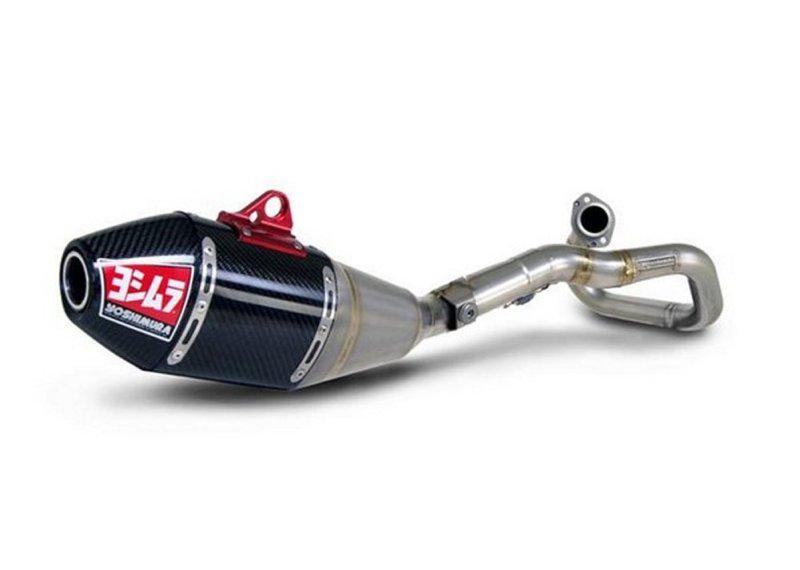 Yoshimura rs-4 full exhaust system titanium/carbon fiber for honda crf250r 2010