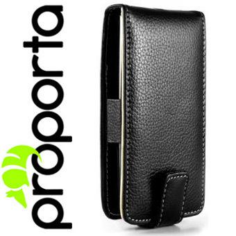 Proporta case aluminium lined leather mobile phone for sony ericsson xperia x10