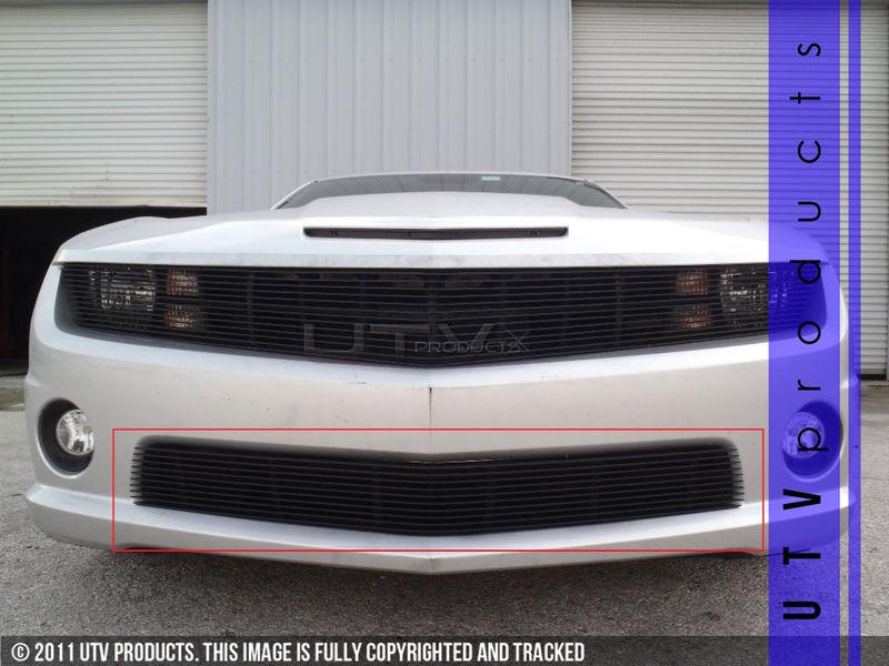  2010 2011 2012 2013 chevy camaro ss 1pc bumper black billet grille kit custom