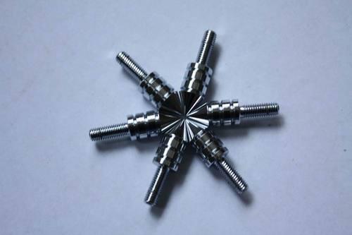 Universal chrome motorcycle spike bolts (windscreen, fairings, license plate)